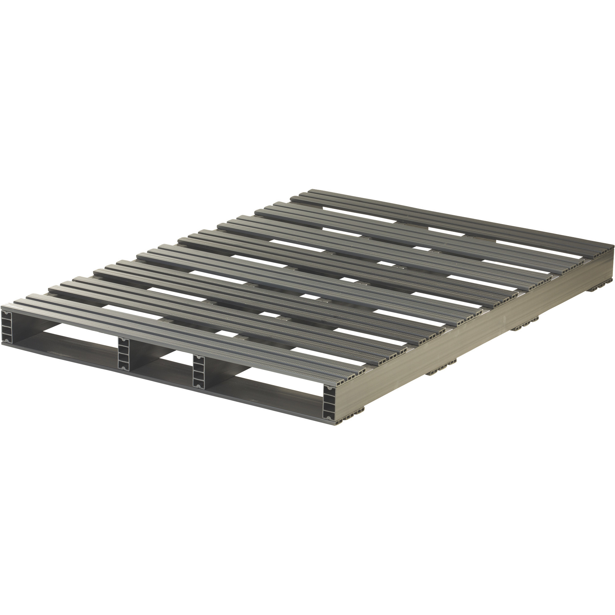 Jifram Extrusions Recycled Plastic Pallet with 2-Way Entry, 60in. x 42in., Model# 05000136